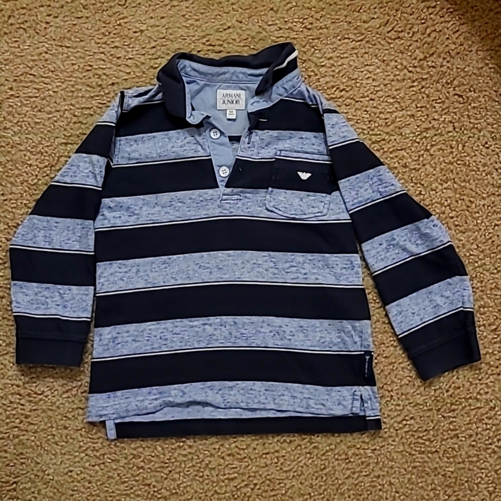Armani Junior Long Sleeve Shirt Toddlers